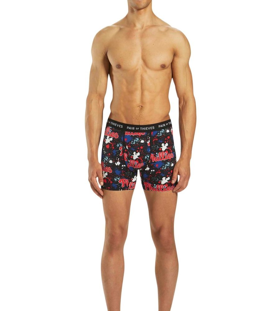 Underwear Pair of Thieves | Mlb Philadelphia Phillies Superfit Boxer Brief 2 Pack