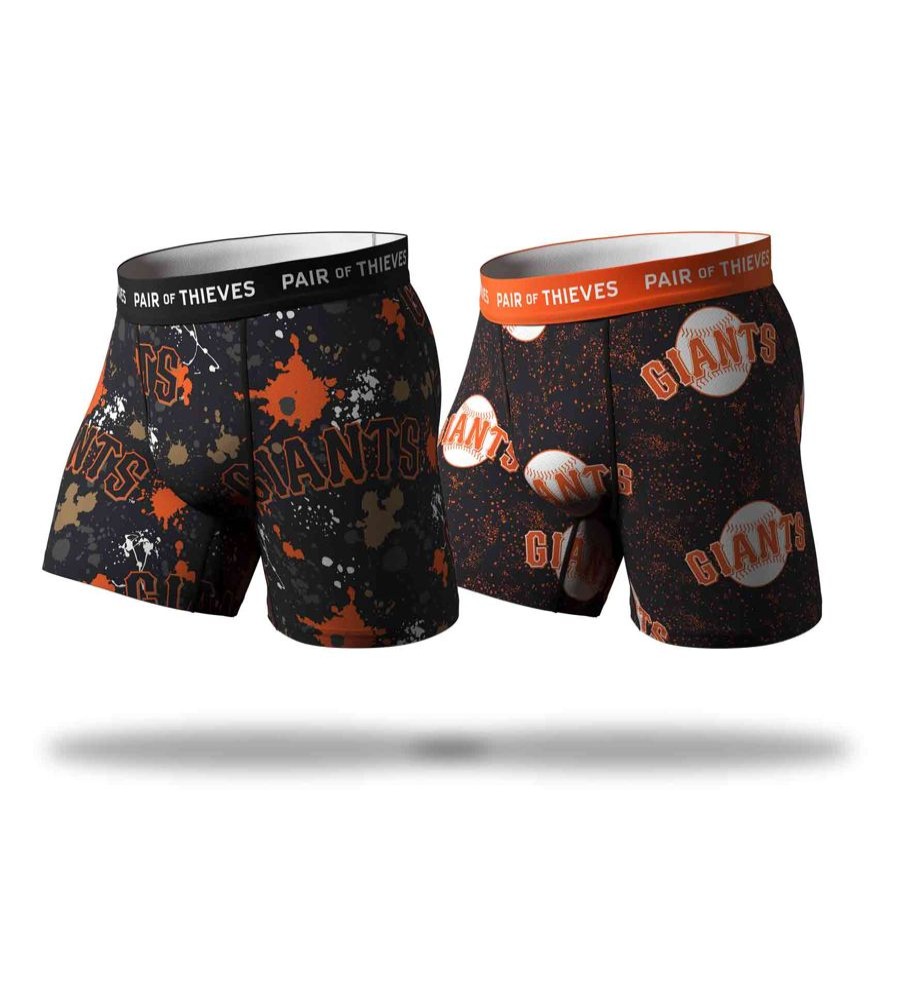 Underwear Pair of Thieves | Mlb San Francisco Giants Superfit Boxer Brief 2 Pack