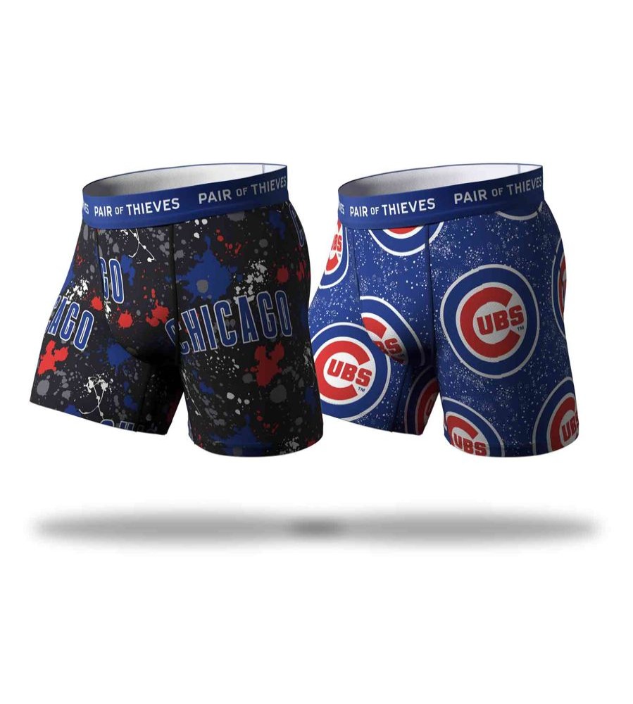 Underwear Pair of Thieves | Mlb Chicago Cubs Superfit Boxer Brief 2 Pack