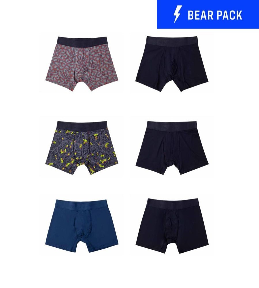 Underwear Pair of Thieves | Hustle Boxer Brief Bear Pack (6-Pack)