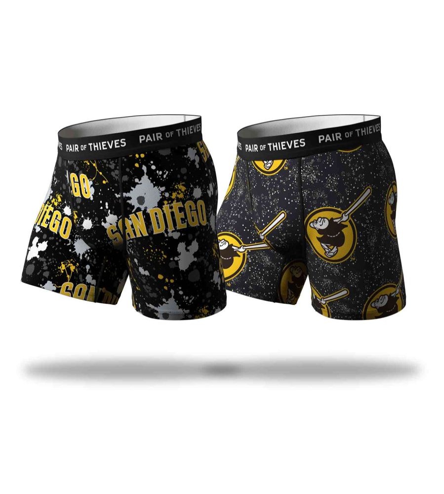 Underwear Pair of Thieves | Mlb San Diego Padres Superfit Boxer Brief 2 Pack