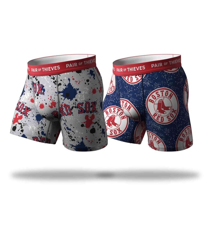 Underwear Pair of Thieves | Mlb Boston Red Sox Superfit Boxer Brief 2 Pack