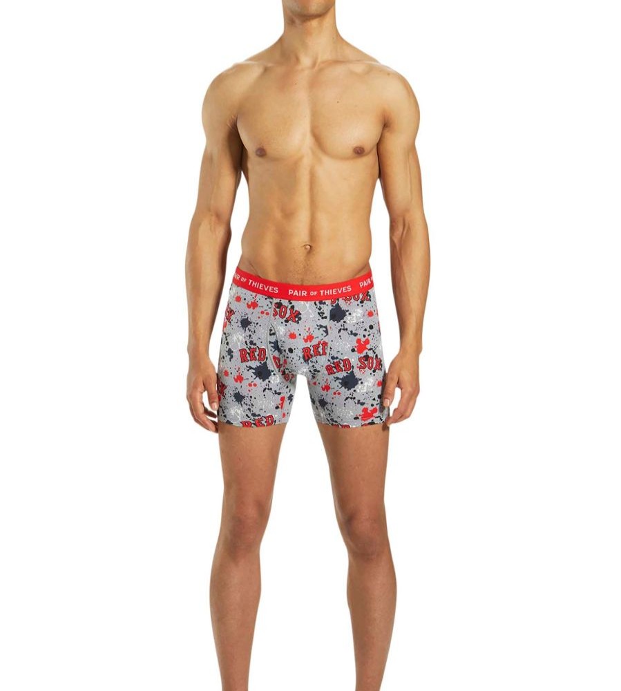 Underwear Pair of Thieves | Mlb Boston Red Sox Superfit Boxer Brief 2 Pack