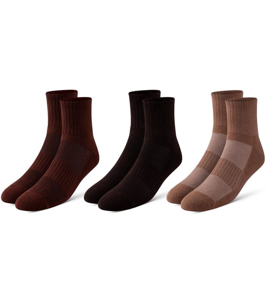 Socks Pair of Thieves | Bowo Cushion Ankle 3 Pack - Neutrals