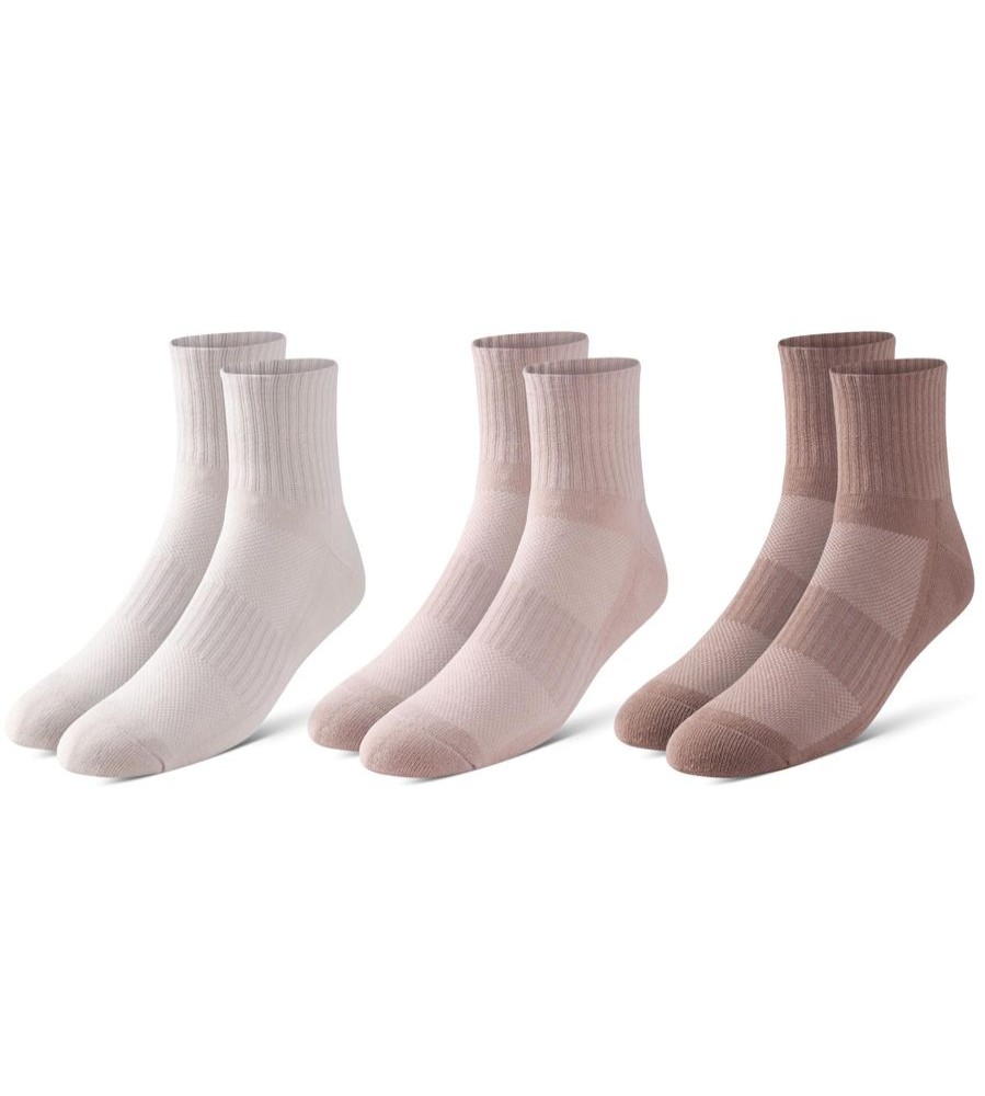 Socks Pair of Thieves | Bowo Cushion Ankle 3 Pack - Neutrals