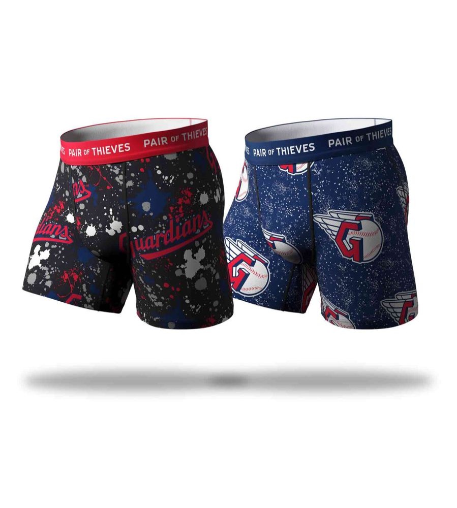 Underwear Pair of Thieves | Mlb Cleveland Guardians Superfit Boxer Brief 2 Pack